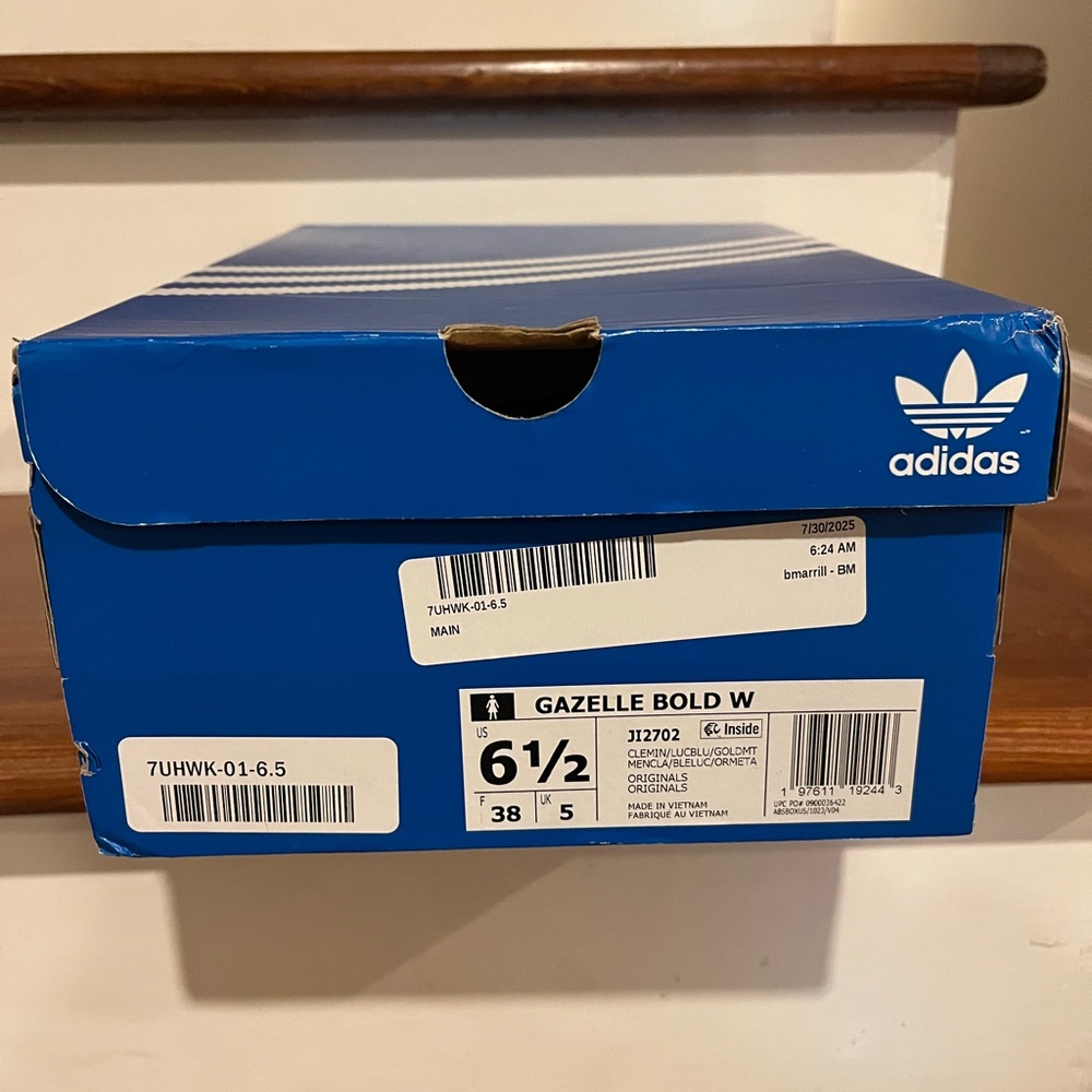 adidas Gazelle Bold platform, size 6.5, Clear Mint, NIB - Picture 14 of 14